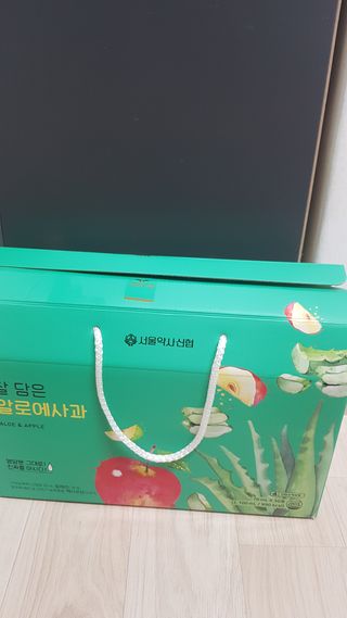 서울약사신협 잘 담은 알로애사과_70ml x 30포 — 5점을 준 리뷰어가 2021년 9월 올린 사용 사진