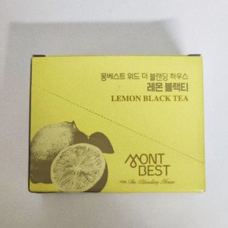 몽베스트 위드더 블랜딩 하우스 _레몬 블랙티 — 5점을 준 리뷰어가 2023년 1월 올린 사용 사진