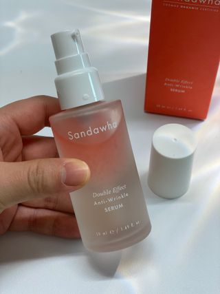 산다화 더블 이펙트 안티 링클 세럼 50ml — 5점을 준 리뷰어가 2023년 1월 올린 사용 사진