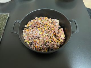 해풀잎 누구나 김밥*1ea [(혼합야채 35g *1ea,  김밥김 (5g, 5ea),  양념간장 (6g, 5ea), 참기름(5g, 2ea)] — 5점을 준 리뷰어가 2022년 10월 올린 사용 사진