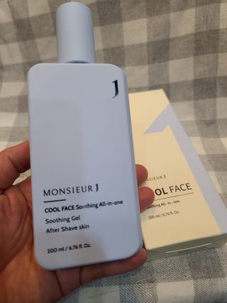 [정우성의 올인원] 무슈제이 쿨 페이스 수딩 올인원 / 남자 화장품 브랜드 — 5점을 준 리뷰어가 2021년 3월 올린 사용 사진