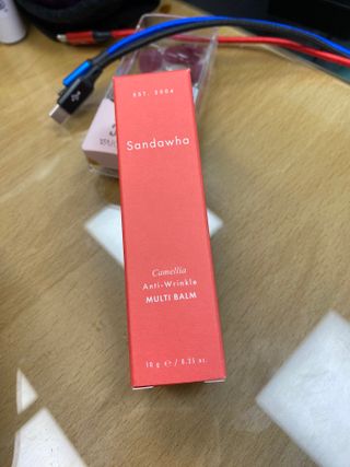 스킨큐어 산다화 카멜리아 안티 링클 멀티밤 — 4점을 준 리뷰어가 2022년 10월 올린 사용 사진