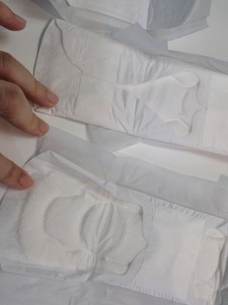 나우[템포] 템포 패드 내추럴 순면 생리대 SET(중형 슬림 + 대형 + 라이너) — 5점을 준 리뷰어가 2024년 4월 올린 사용 사진