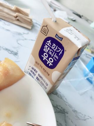소화가 잘되는 우유 국산 5곡 미숫가루 — 5점을 준 리뷰어가 2021년 9월 올린 사용 사진