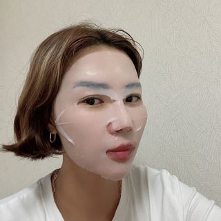 바노바기 코스메틱 바노바기 디엑스 마스크 — 5점을 준 리뷰어가 2024년 7월 올린 사용 사진