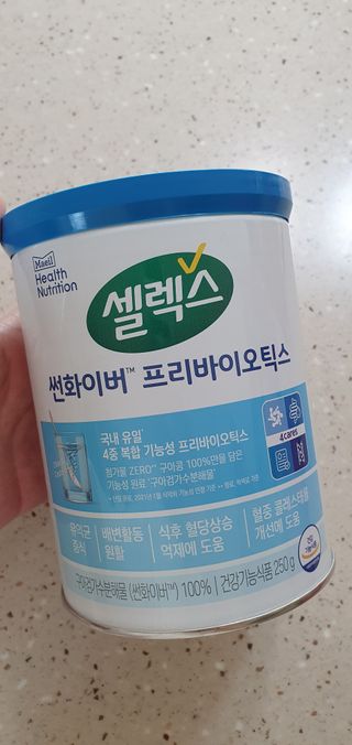셀렉스 썬화이버 프리바이오틱스 — 4.5점을 준 리뷰어가 2021년 12월 올린 사용 사진