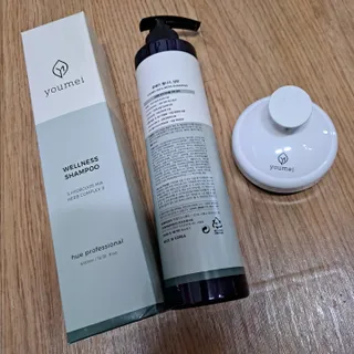 유메이 웰니스 샴푸 + 유메이 스칼프 브러쉬 — 5점을 준 리뷰어가 2022년 2월 올린 사용 사진