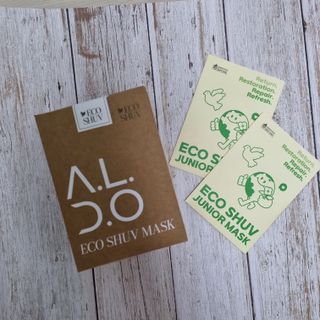 알도(A.L.D.O) 알도 에코슈브 주니어 마스크(중형) — 5점을 준 리뷰어가 2022년 9월 올린 사용 사진