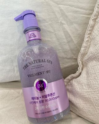벨먼 내추럴스파 수분광채 스크럽 바디워시 600ml 5종 — 5점을 준 리뷰어가 2022년 5월 올린 사용 사진