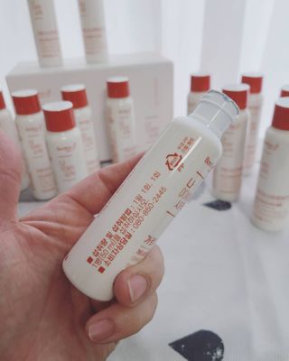 12월 15일 출시, 건강기능식품 브랜드 본리브 나 다운 시작 제품 3종 — 5점을 준 리뷰어가 2021년 2월 올린 사용 사진