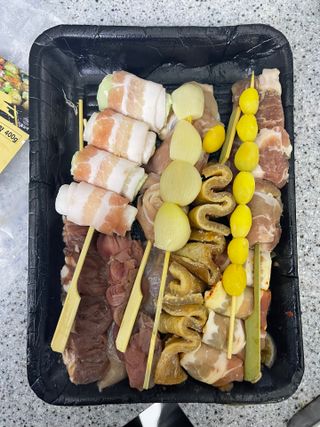 [다물꼬치] 모듬꼬치 10개 +데리야끼소스120g+매운고추소스120g — 5점을 준 리뷰어가 2021년 10월 올린 사용 사진
