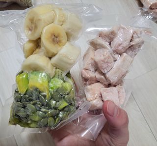 수플먼트 나는 마신닭!! 닭가슴살 주스키트, 먹기 힘들었던 닭가슴살 이제는 마시자 — 4.5점을 준 리뷰어가 2023년 2월 올린 사용 사진