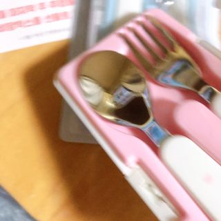 유비맘 스푼포크 케이스 세트 1+1 _컬러랜덤 발송 — 5점을 준 리뷰어가 2021년 2월 올린 사용 사진