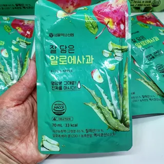 서울약사신협 잘 담은 알로애사과_70ml x 30포 — 5점을 준 리뷰어가 2021년 9월 올린 사용 사진