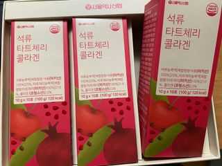 서울약사신협_석류 타트체리 콜라겐_10g x 30포 — 5점을 준 리뷰어가 2021년 7월 올린 사용 사진