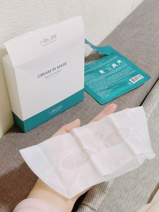 아이레시피 아쿠아 피토플렉스 크림 인 마스크 [7매입] — 5점을 준 리뷰어가 2023년 1월 올린 사용 사진