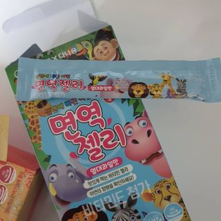 다나음 셀렌에 빠진 아연면역젤리 열대과일맛+사과맛 — 5점을 준 리뷰어가 2021년 3월 올린 사용 사진