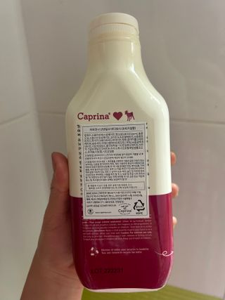 카프리나 프레쉬 산양밀크 어메이징 바디워시 500ml (오리지널향) — 5점을 준 리뷰어가 2023년 5월 올린 사용 사진
