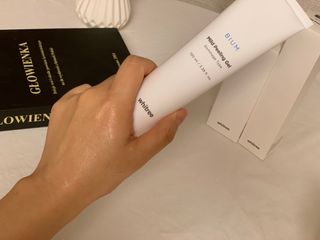 화이트리 비움 약산성 클렌징젤 ,마일드 필링젤 세트 — 4점을 준 리뷰어가 2021년 2월 올린 사용 사진