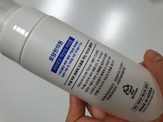 [바이로담] 저자극 약산성버블 폼 폼클렌징 150ml — 5점을 준 리뷰어가 2021년 3월 올린 사용 사진