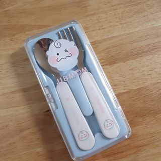 유비맘 스푼포크 케이스 세트 1+1 _컬러랜덤 발송 — 5점을 준 리뷰어가 2021년 1월 올린 사용 사진