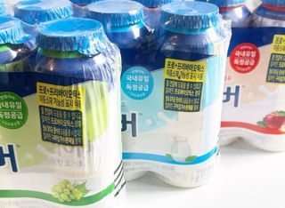 LIVE 매일바이오 썬화이버 드링킹 요거트 — 5점을 준 리뷰어가 2022년 8월 올린 사용 사진