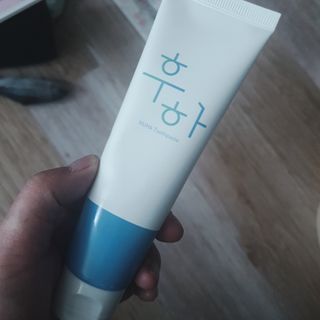 [심폐소생소] 무불소 임산부 천연 치약 — 4.5점을 준 리뷰어가 2021년 11월 올린 사용 사진