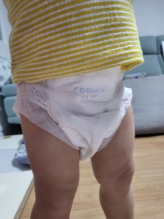 쿠잉 에어드라이  풀커버 팬티기저귀 (L/XL/XXL/XXXL) 1팩 — 5점을 준 리뷰어가 2023년 3월 올린 사용 사진