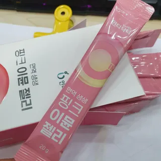 [인디닥터] 면역 생생 핑크 이뮨 젤리 — 5점을 준 리뷰어가 2022년 6월 올린 사용 사진