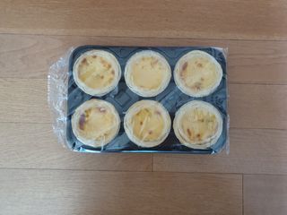 디앙뜨 포르투갈 에그타르트 오리지널 맛+패션후르츠+초콜릿타르트 맛 중 택1 — 5점을 준 리뷰어가 2021년 8월 올린 사용 사진