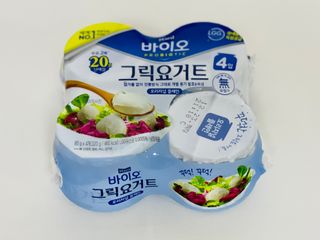 매일바이오 그릭요거트 오리지널 플레인 4개, 로스터리 커피믹스 4개 — 4점을 준 리뷰어가 2021년 12월 올린 사용 사진