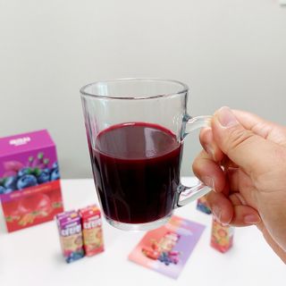 [롯데칠성] 야채듬뿍 더'진한 [롯데칠성] 야채는 이제 COLORFULL! 야채듬뿍  더 진한 레드 4개 +퍼플 4개 (총 8개) — 5점을 준 리뷰어가 2023년 6월 올린 사용 사진