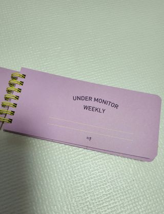 리훈 언더모니터 위클리 플래너 + 다정한 스티커 8mm 원형 칼라 얼굴 표정 1장 — 5점을 준 리뷰어가 2022년 3월 올린 사용 사진