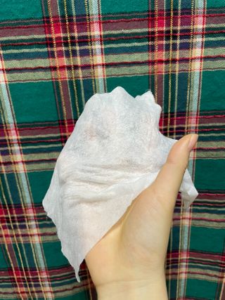 디레시피 손세정 티슈 — 5점을 준 리뷰어가 2021년 1월 올린 사용 사진