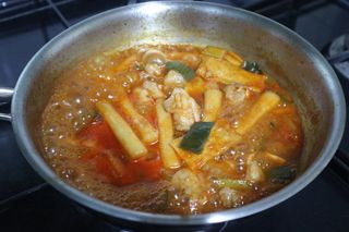 한성기업 무볼레 닭떡볶이+해물떡볶이 2종 세트 — 5점을 준 리뷰어가 2021년 9월 올린 사용 사진