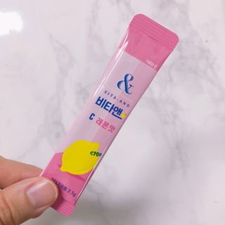 비타앤C 레몬맛, 망고맛 — 5점을 준 리뷰어가 2021년 4월 올린 사용 사진