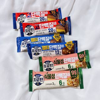 이지프로틴바 3종x각 2ea (고단백질바, 멀티단백질바, 식물성단백질바) — 5점을 준 리뷰어가 2024년 3월 올린 사용 사진