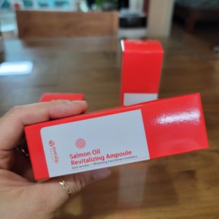 아이앤립 / EYENLIP 아이앤립 연어오일 리바이탈라이징 토너+앰플+크림 3종 세트 — 5점을 준 리뷰어가 2021년 5월 올린 사용 사진