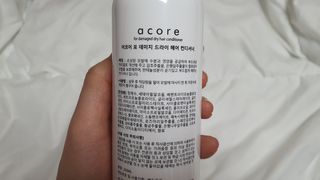 어코어 데미지케어 컨디셔너 — 5점을 준 리뷰어가 2021년 1월 올린 사용 사진