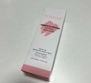 위시스 프리미엄 글루타치온  화이트닝 바디로션 — 3.5점을 준 리뷰어가 2022년 12월 올린 사용 사진