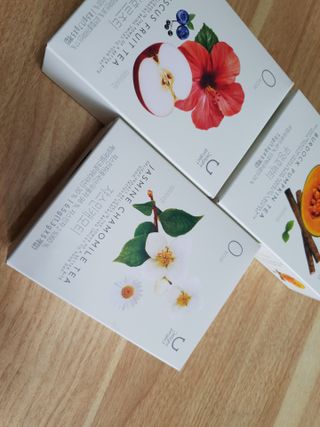 딜라이트 프로젝트 블렌딩티 우엉호박티, 히비후르츠티, 쟈스민캐모티 — 5점을 준 리뷰어가 2021년 7월 올린 사용 사진
