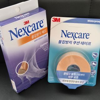 3M 넥스케어 물집방지쿠션테이프 1매 + 물집방지패드 10매 — 5점을 준 리뷰어가 2024년 4월 올린 사용 사진