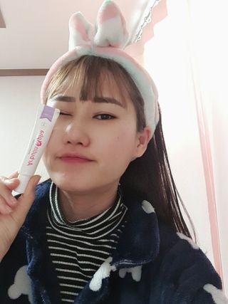 이엔코스 알부틴 알파 화이트닝크림 — 5점을 준 리뷰어가 2021년 2월 올린 사용 사진