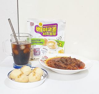 한성기업 베이크볼 치즈몽땅 300g x 2봉 — 5점을 준 리뷰어가 2021년 9월 올린 사용 사진