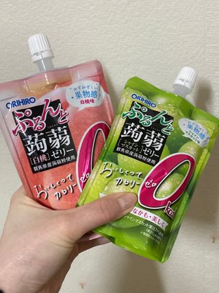 ORIHIRO 오리히로 곤약젤리 제로칼로리 130g 4종 4팩(맛별로 1팩씩) — 4.5점을 준 리뷰어가 2023년 3월 올린 사용 사진