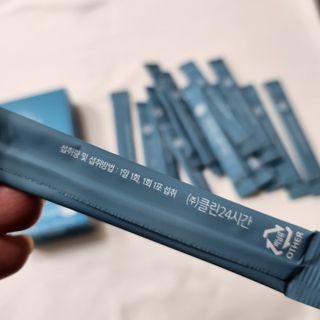 클린24시간 슬림앤유산균 1박스 (3.5g X 15포) — 5점을 준 리뷰어가 2023년 4월 올린 사용 사진