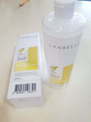 랑벨 내츄럴 딥 클렌징 워터 500ml — 5점을 준 리뷰어가 2022년 6월 올린 사용 사진