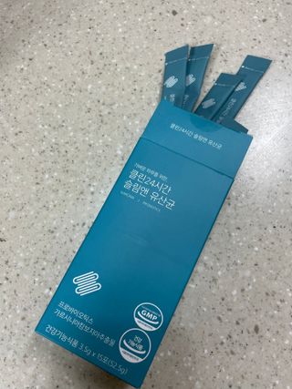 클린24시간 슬림앤유산균 1박스 (3.5g X 15포) — 5점을 준 리뷰어가 2023년 1월 올린 사용 사진