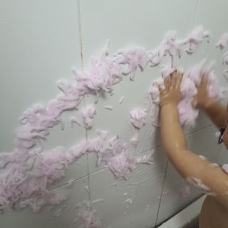 주식회사 권브라더스 [권브라더스] 목욕놀이 필수템, 핑키공주 유아버블클렌저 300ml 대용량 몽글몽글 구름 속 딸기향 — 5점을 준 리뷰어가 2022년 1월 올린 사용 사진