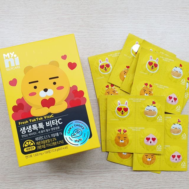 마이니 생생톡톡비타C 리뷰 사진